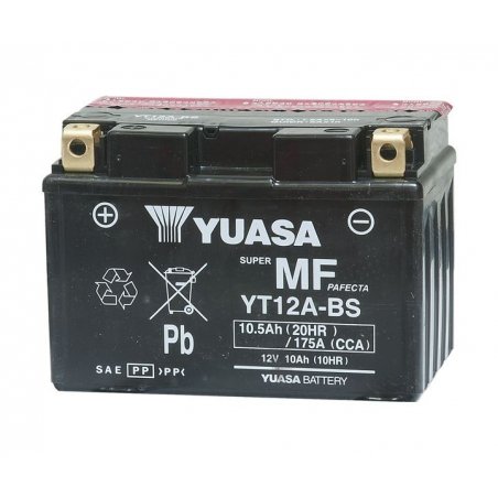 YUASA YT12A-BS 12V 10AH Battery J – Kart Racing Performance