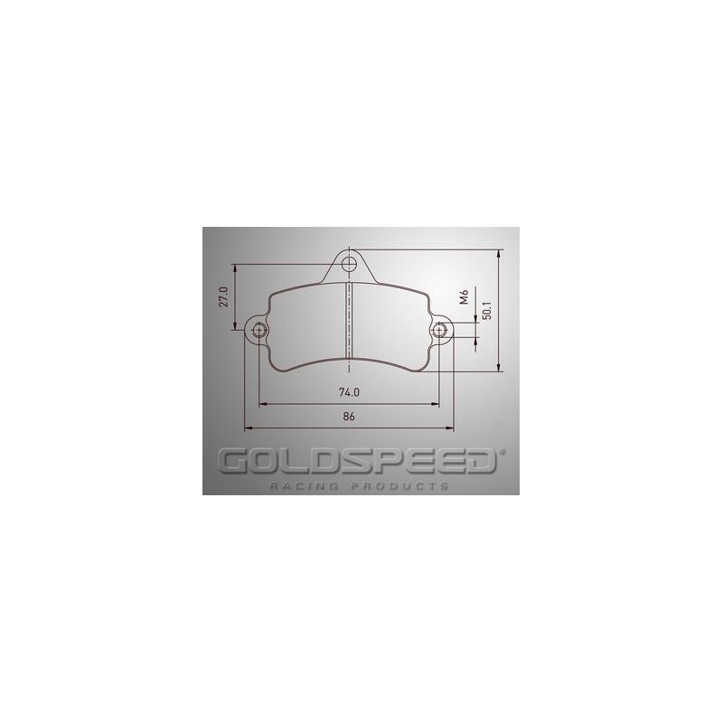 Conjunto pastilhas de travão Zip Lightning Hydr/Topkart Be