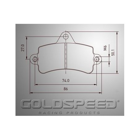 Conjunto pastilhas de travão Zip Lightning Hydr/Topkart Be