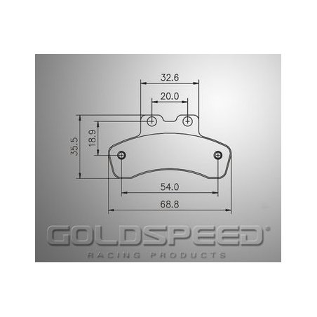 Definir velocidade de Maddox/Gillard para ouro pastilhas Racing-562