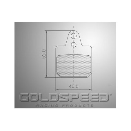 Set remblokken Birel Achter van Goldspeed Racing -572