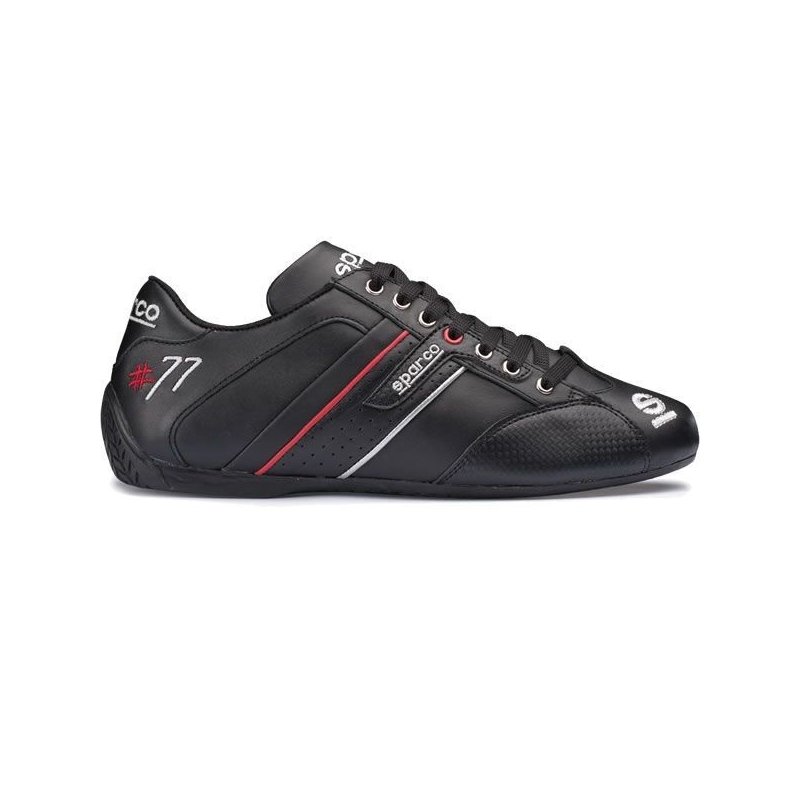 Sparco Time 77 sapatos black leather