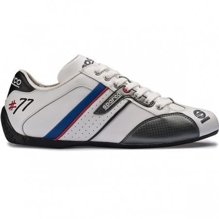 Sparco Time 77 Schuhe Weiß leather