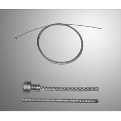 Koppelingkabel 1,9 mm × 200 cm med en nippel