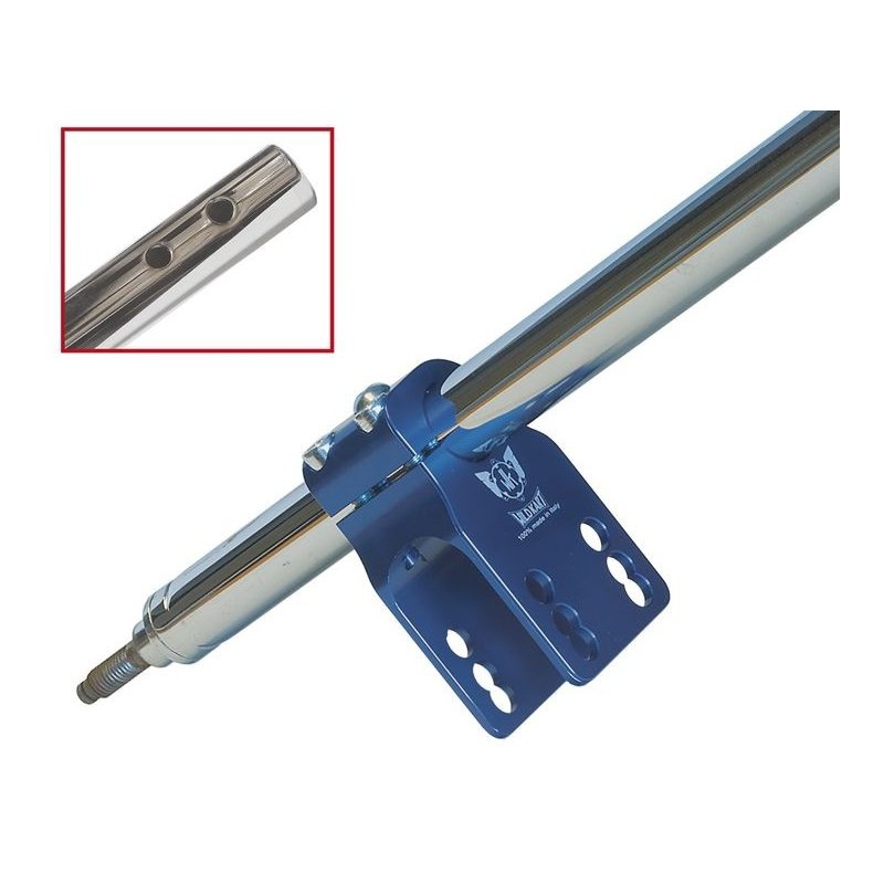 Lenkung Rod M8 verstellbar blau Wild kart