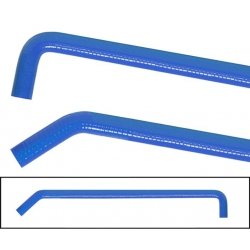 Sininen Silicone water hose 20 mm armed 100 cm kanssa 90 °