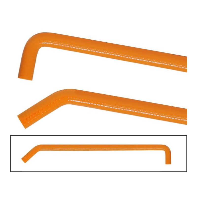 Laranja Silicone water hose 20 mm armed 100 cm com 90 °-de
