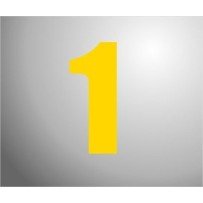 Figure grossa fetta 16 centimetri giallo