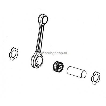 Maxter MX125 connecting rod complete