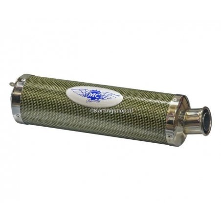 Maxter MX125 Carbon Exhaust Silencer Short