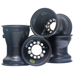 Set ruote 130/180 ruota AMV, tipo CRG, nero, aprire
