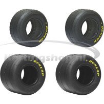 Dunlop SL1 slick tyres set 4.5/7.1