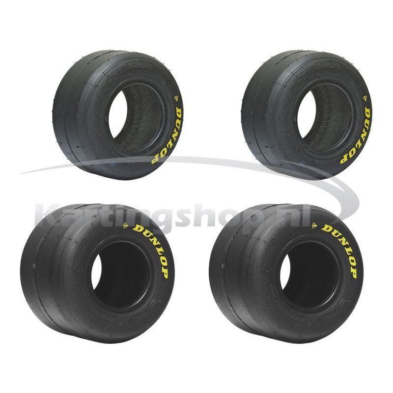 Dunlop SL1 slick tyres set 4.5/7.1