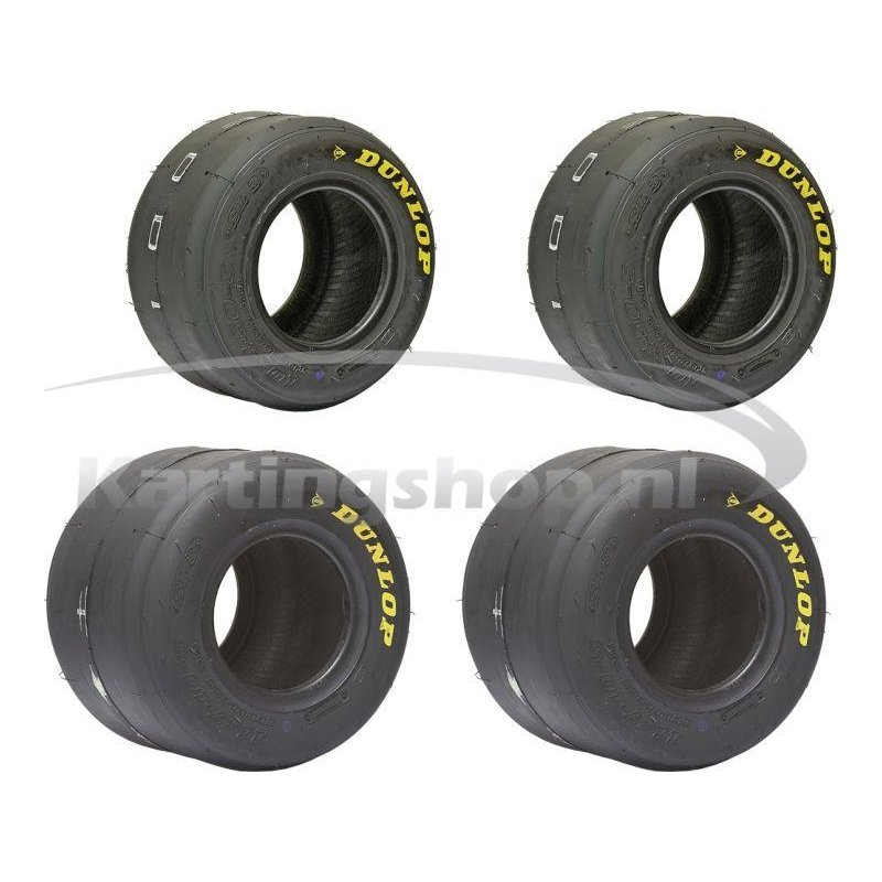 Dunlop SL3 slick tyres set 4.5/7.1
