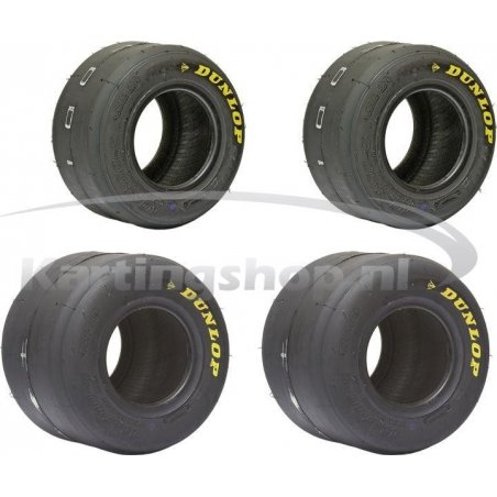 Dunlop SL3 slick tyres set 4.5/7.1
