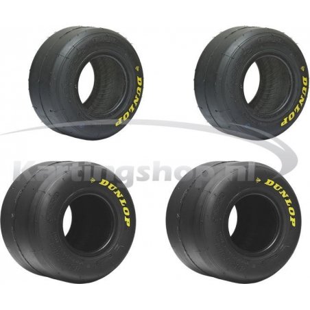 Dunlop slicks 4.50 set RS1/7.10