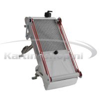 Radiator KG racing kit cpl med grå rullgardin. 440 x 195 x 40 mm
