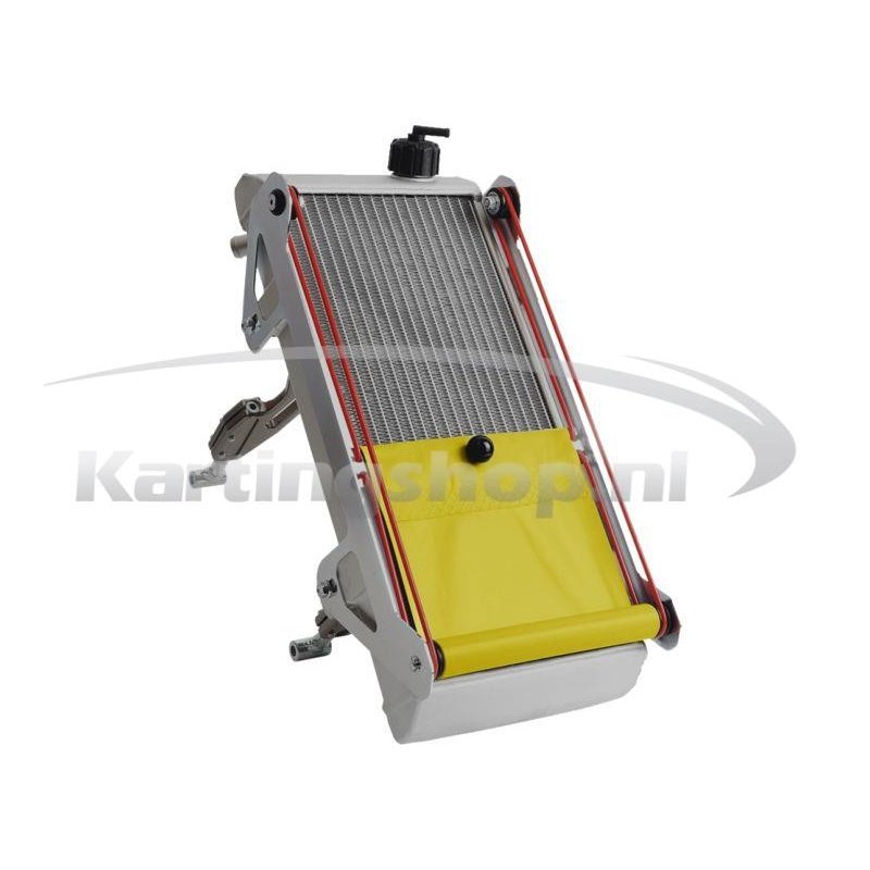 Radiator KG racing kit cpl with yellow roller blind. 440 x 1