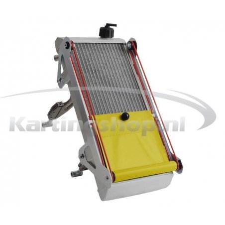 Radiator KG racing kit cpl with yellow roller blind. 440 x 1