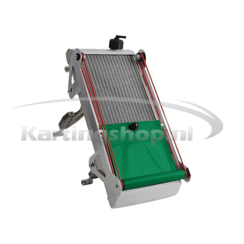 Radiador KG racing kit cpl com Green blind. 440 x 195 x 40