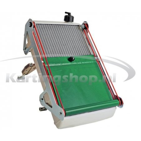 Radiator KG racing kit cpl med grønne blind. 440 x 255 x 40 mm
