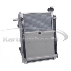 Radiateur KG racing kit cpl met blue roller blind. 450 x 3