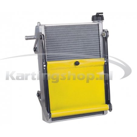 Radiator KG racing kit cpl with yellow roller blind. 450 x 3