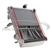 Radiator KG racing kit cpl med svart rullgardin. 440 x 300 x 40 mm