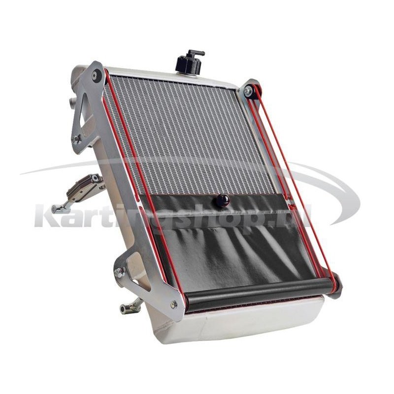 Radiador KG racing kit cpl com black roller blind. 440 x 3
