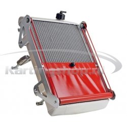 Kühler KG racing Kit cpl mit red roller blind. 440 x 300 x 40 mm