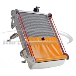 Radiador KG racing kit cpl com orange roller blind. 440 x