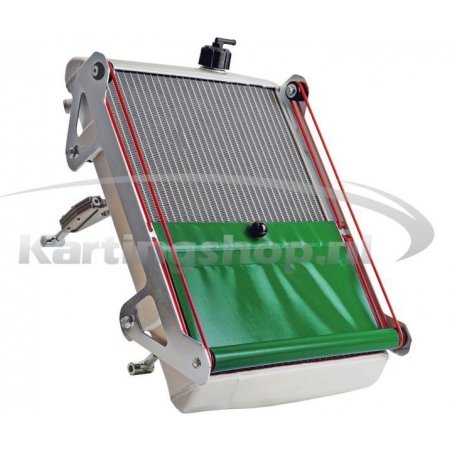Radiador KG racing kit cpl com Green blind. 440 x 300 x 40