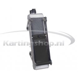 Radiator KG racing kit cpl med svart rullegardin bak. 450 x 125 x 40 mm