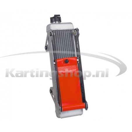 Radiateur KG racing kit cpl met red roller blind. 450 x 12