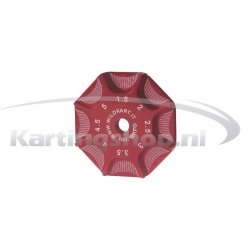 Float niveaumåleren for karburatorer rød