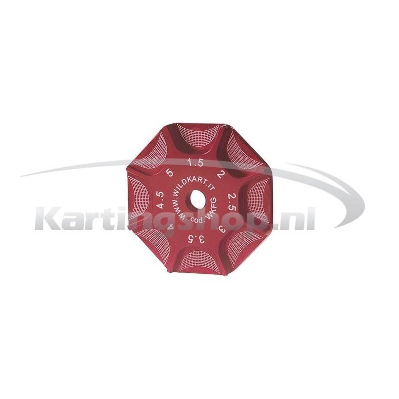 Float level meter for carburettors Red