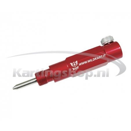 Dial indicator holder pour mounting in bougiegat Rouge