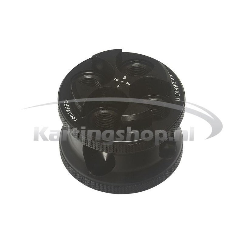 Candela con supporto magnetico per 4 candele-nero