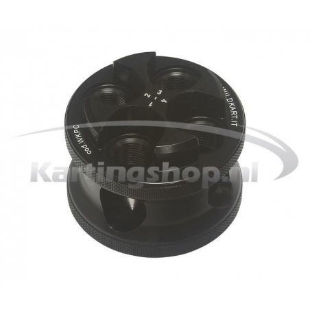 Candela con supporto magnetico per 4 candele-nero