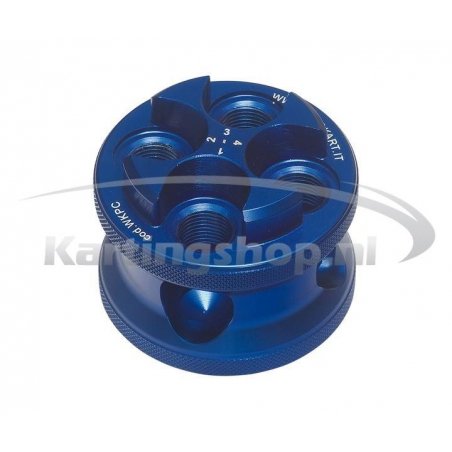 Zündkerzen-Halter für 4 Zündkerzen-mit magnetischen blau