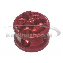 Magnetisk holderen for 4 tennplugger tennpluggen-rød