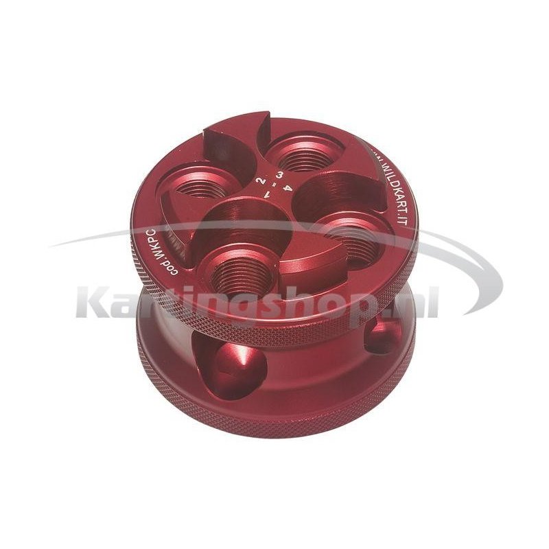 Magnethalter für 4 Zündkerzen Zündkerzen-rot