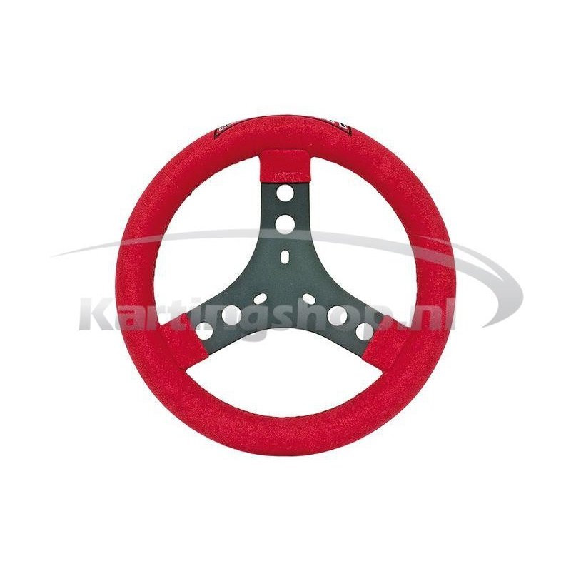 Wild kart steering wheel Mini Vermelho Alcantara