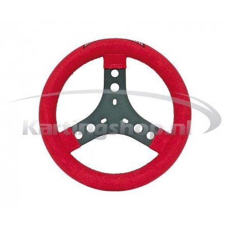 Wild kart steering wheel Mini Vermelho Alcantara