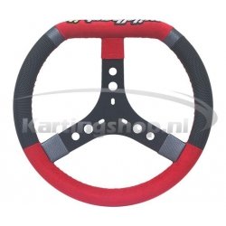 Wild kart steering Rad black/red/silver Alcantara Ø345mm