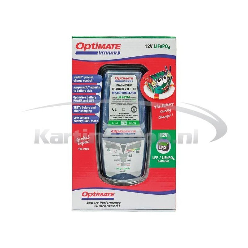 Caricabatterie litio Tecmate Rotax Max