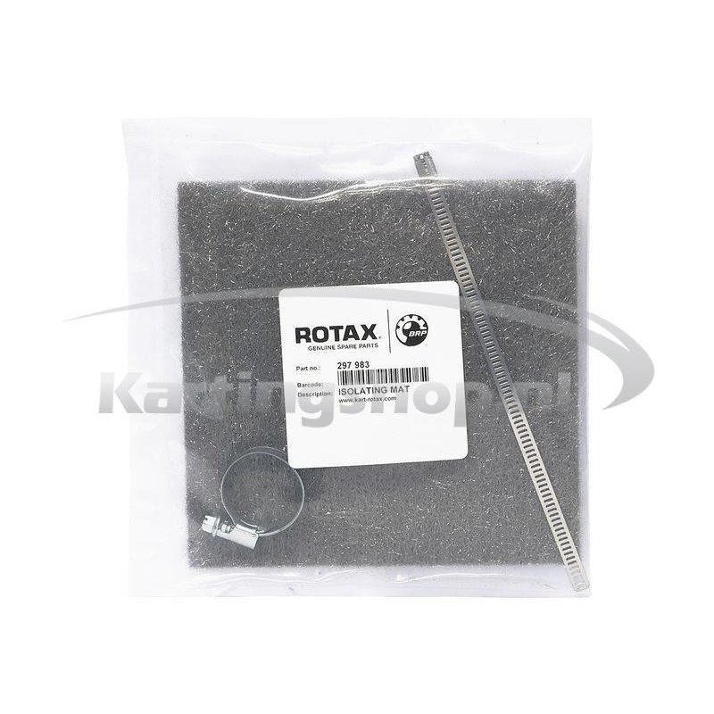 Uitlaatdemper mat Staal Rotax Max