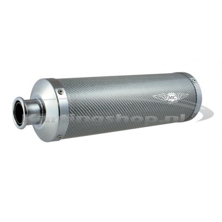 Exhaust Silencer Texalium White MC Racing KZ