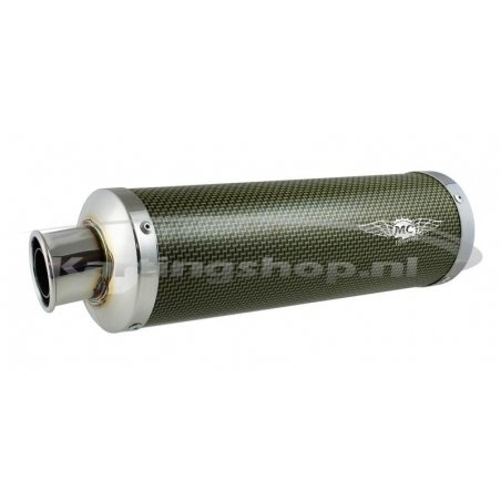 Avgassystem ljuddämpare Kevlar MC Racing KZ