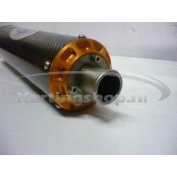 Escape silenciador carbono negro MC carreras especiales